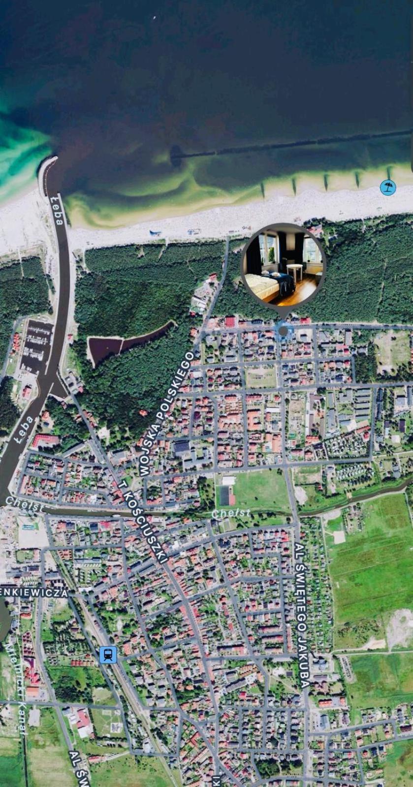 Pokoje Goscinne Nad Morzem Леба Экстерьер фото